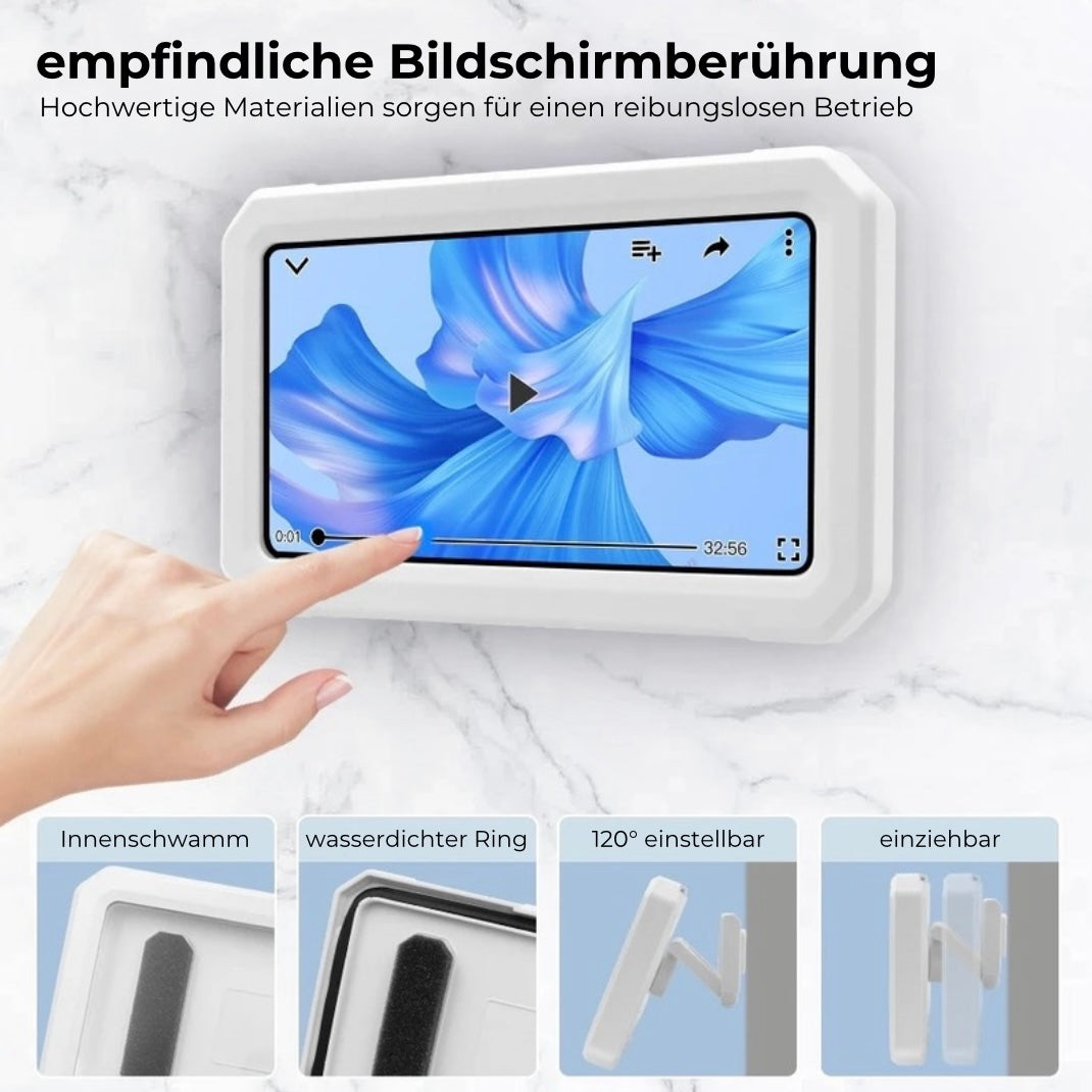 AquaGuard 360 - wasserdichte Handyhalterung für Ihre Dusche